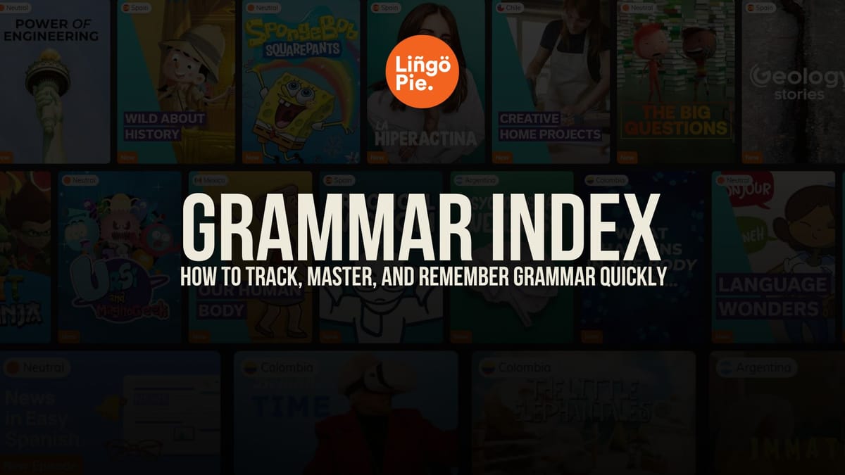 Lingopie Grammar Feature Review